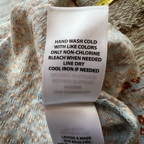 Idyllwind Beth Ditsy Print Puff Sleeve Midi Dress Size S Western Cowgirl Floral - Picture 8 of 11